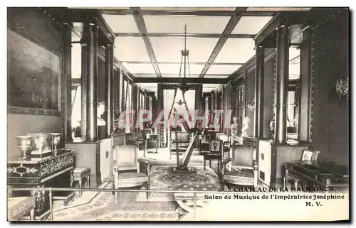 Cartes postales Chateau de la Malmaison Salon de Musique de l'Imperatrice Josephine