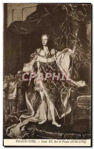 Ansichtskarte AK Rigaud Louis XV Roi De France 1710 1774 Musee De Versailles