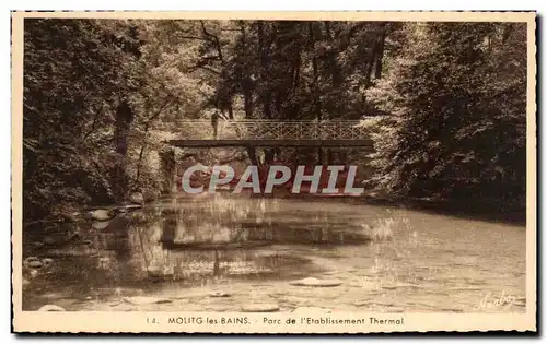 Cartes postales Molitg les Bains Parc de l&#39Etablissement Thermal