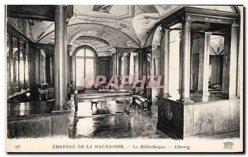 Cartes postales Chateau De La Malmaison La Bibliotheque