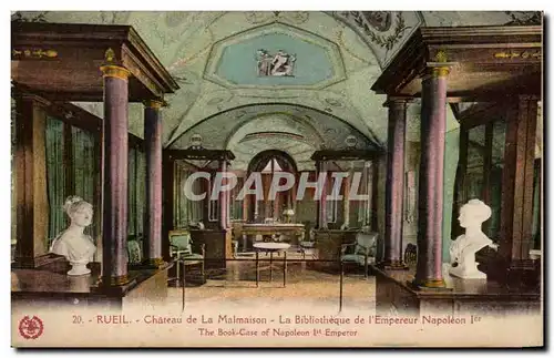 Cartes postales Rueil Chateau de la Malmaison La Bibliotheque de l&#39Empereur Napoleon 1er