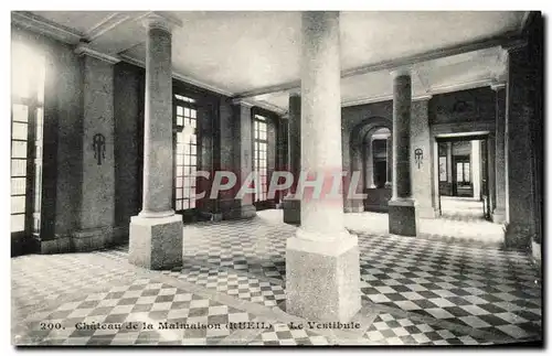 Cartes postales Chateau de la Malmaison Rueil Le Vestibule