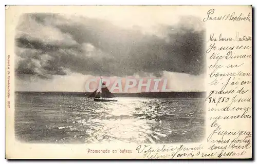 Cartes postales Promenade en Bateau