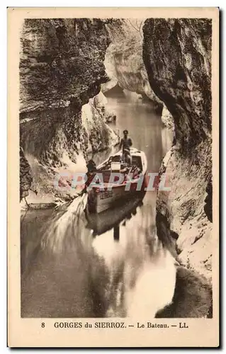 Cartes postales Gorges du Sierroz Le Bateau