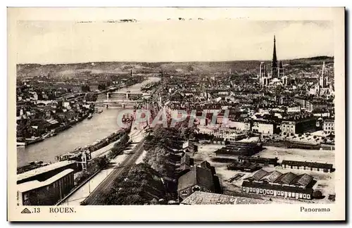 Cartes postales Rouen Panorama