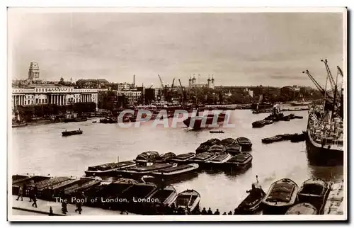 Cartes postales The Pool of London London Bateaux