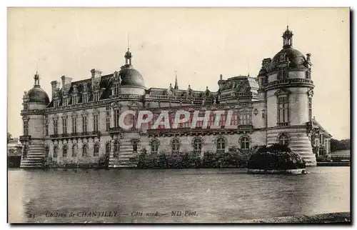 Cartes postales Chateau de Chantilly Cote Nord