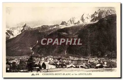 Cartes postales Chamonix Mont Blanc et les Aiguilles