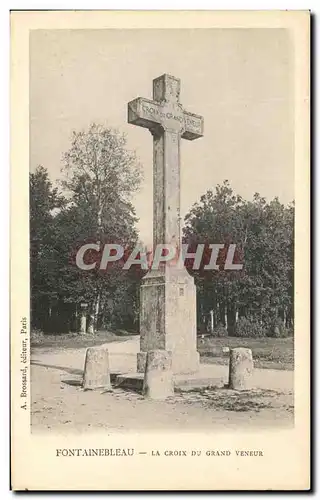 Cartes postales Fontainebleau La Croix Du Grand Veneur