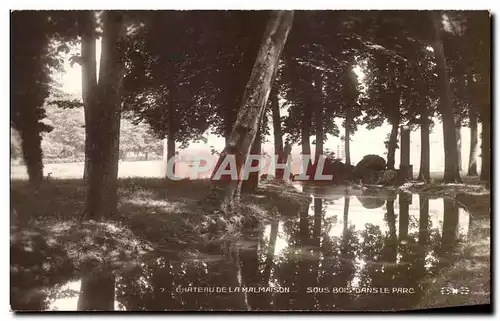 Cartes postales Chateau De La Malmaison Sous Bois Dans Le Parc