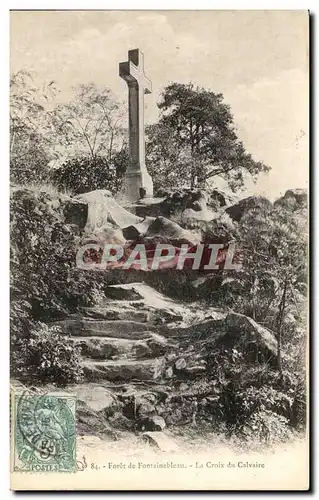 Cartes postales Foret De Fontainebleau La Croix Du Calvaire