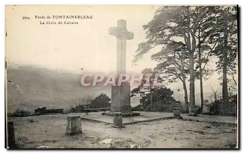 Cartes postales Foret De Fontainebleau La Croix Du Calvaire