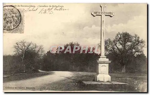 Cartes postales Foret De Fontainebleau Carrefour De Belle Croix