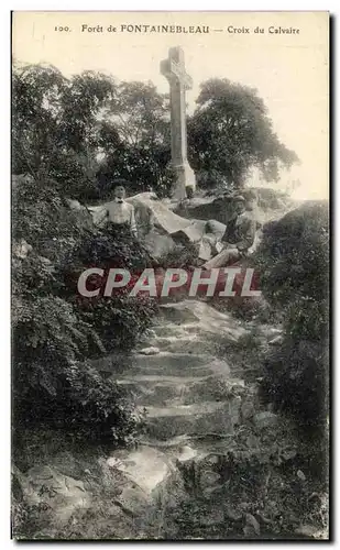 Cartes postales Foret De Fontainebleau Croix Du Calvaire