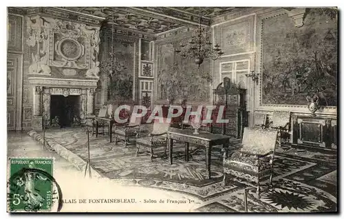 Cartes postales Palais De Fontainebleau Salon De Francois 1er