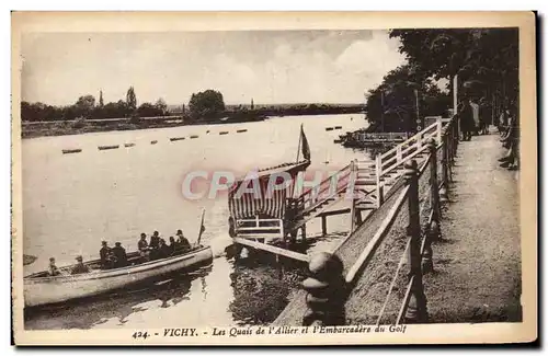 Cartes postales Vichy Les Quais De l&#39Allier Et l&#39Embarcadere Du Golf