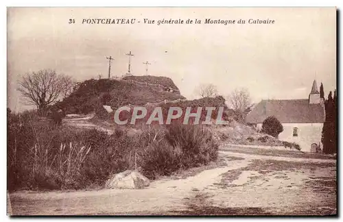 Ansichtskarte AK Pontchateau Vue Generale De La Montagne Du Calvaire