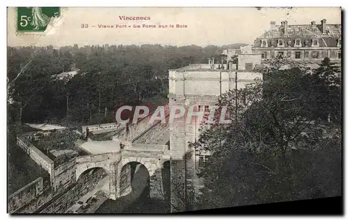 Cartes postales Vincennes Vieux fort Lis Porte Sur Le Bois