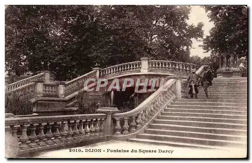 Cartes postales Dijon Fontaine du Square Darcy