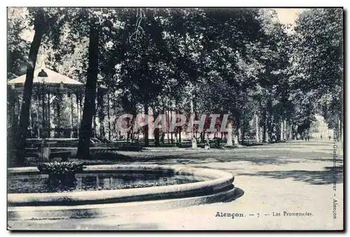 Cartes postales Alencon Les Promenades