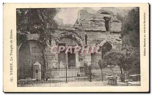 Cartes postales Nimes Le Temple de Diane