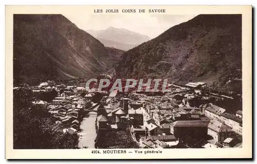 Cartes postales Moutiers Vue generale