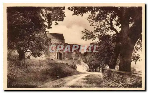 Ansichtskarte AK Vezelay Cours Bouveau Et Porte Neuve