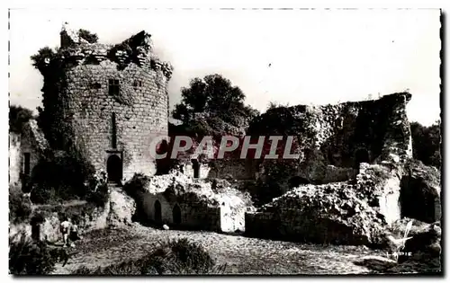 Ansichtskarte AK Tonquedec Le Chateau La Tour du Guetteur Vue De la Cour d&#39Honneur