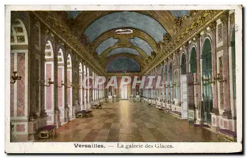 Cartes postales Versailles La Galerie des Glaces