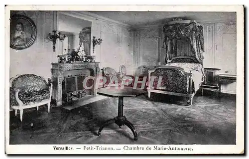 Ansichtskarte AK Versailles Petit Trianon Chambre de Marie Antoinette