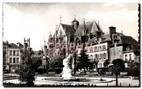 Ansichtskarte AK Troyes St Urbain et jardins de la prefecture