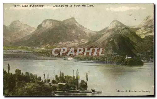 Cartes postales Lac d&#39Annecy Duingt et le Bout du Lac