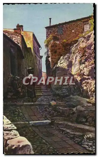 Cartes postales Cote D&#39Azur Eze Vieille rue