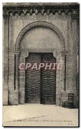 Cartes postales Paray le Monial Porlail Lateral de la Basilique