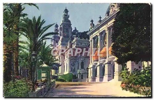 Cartes postales Monte Carlo Le Casino et Les Jardins