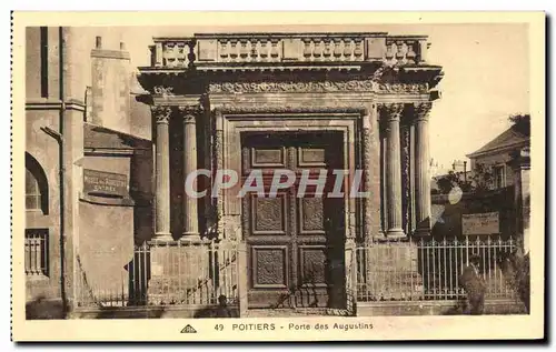 Cartes postales Poitiers Porte des Augustins