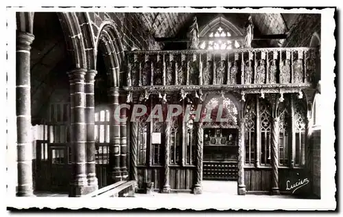 Cartes postales Ploubezre Interieur de la Chapelle Jube de Kerfons