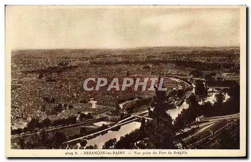 Cartes postales Besancon les Bains Vue prise du Fort de Bregille