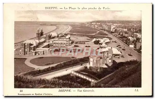 Cartes postales Dieppe La Plage la Plus proche de paris