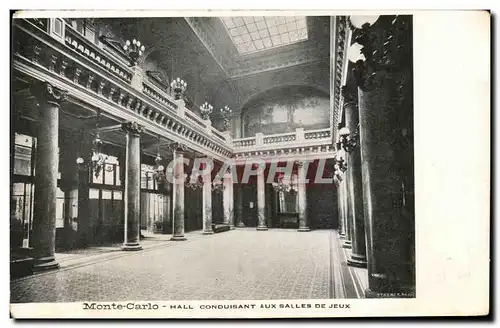 Cartes postales Monte Carlo Hall Conduisant Aux Salles De Jeux