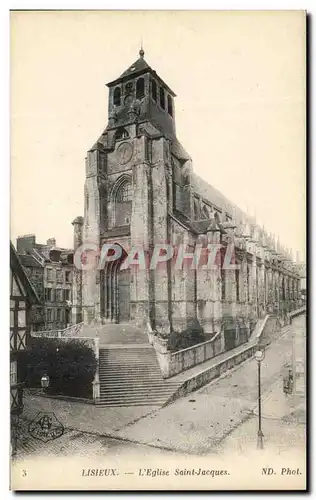 Cartes postales Lisieux L&#39Eglise Saint Jacques