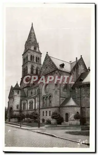 Ansichtskarte AK Munster Le Temple Protestant