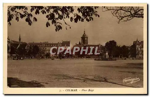 Cartes postales Colmar Place Rapp