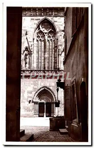 Ansichtskarte AK Le Vieux Colmar Vieux puits et transept de la cathedrale