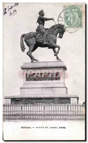 Cartes postales Orleans Statue De Jeanne D&#39Arc