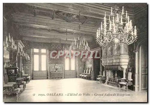 Ansichtskarte AK Orleans L&#39Hotel de Ville Grand Salon de Receplion