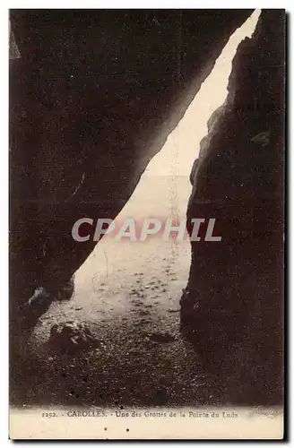 Cartes postales Carolles Une des Grottes de la Pointe du Lude