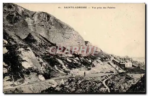 Cartes postales Sainte Adresse Vue prise des Falaises