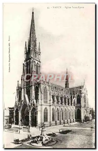 Cartes postales Nancy Eglise Saint Epvre