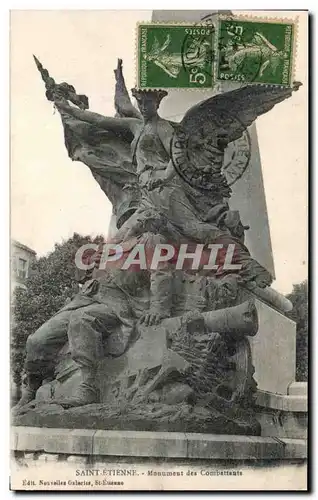 Cartes postales Saint Etienne Monument Des Combattants Militaria